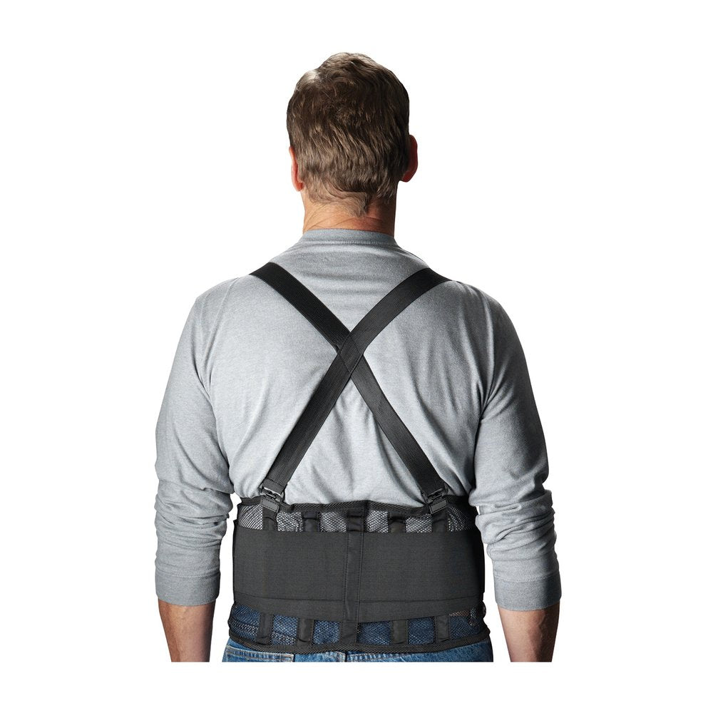 PIP Black Mesh Back Supportbelt