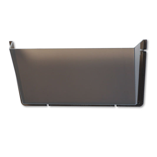 Unbreakable DocuPocket Wall File, Letter Size, 14.5" x 3" x 6.5", Smoke