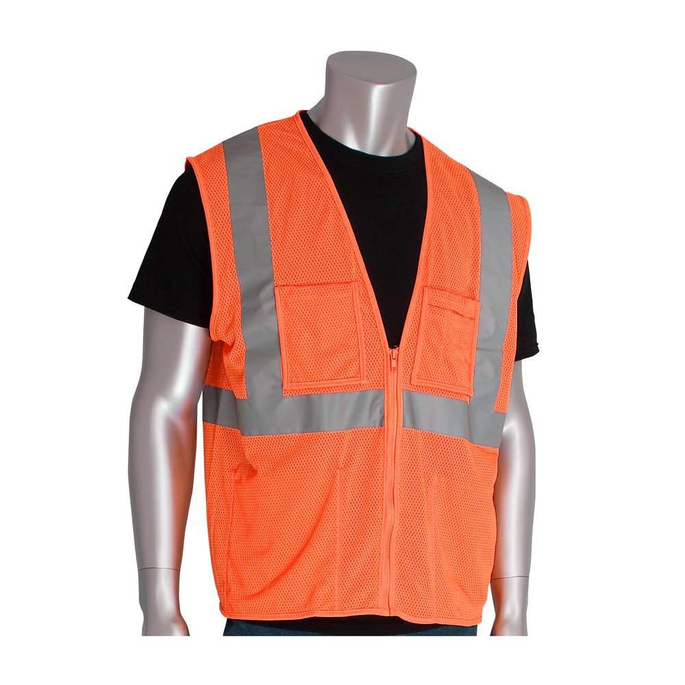 PIP ANSI Type R Class 2 Fourpocket Value Mesh Vest
