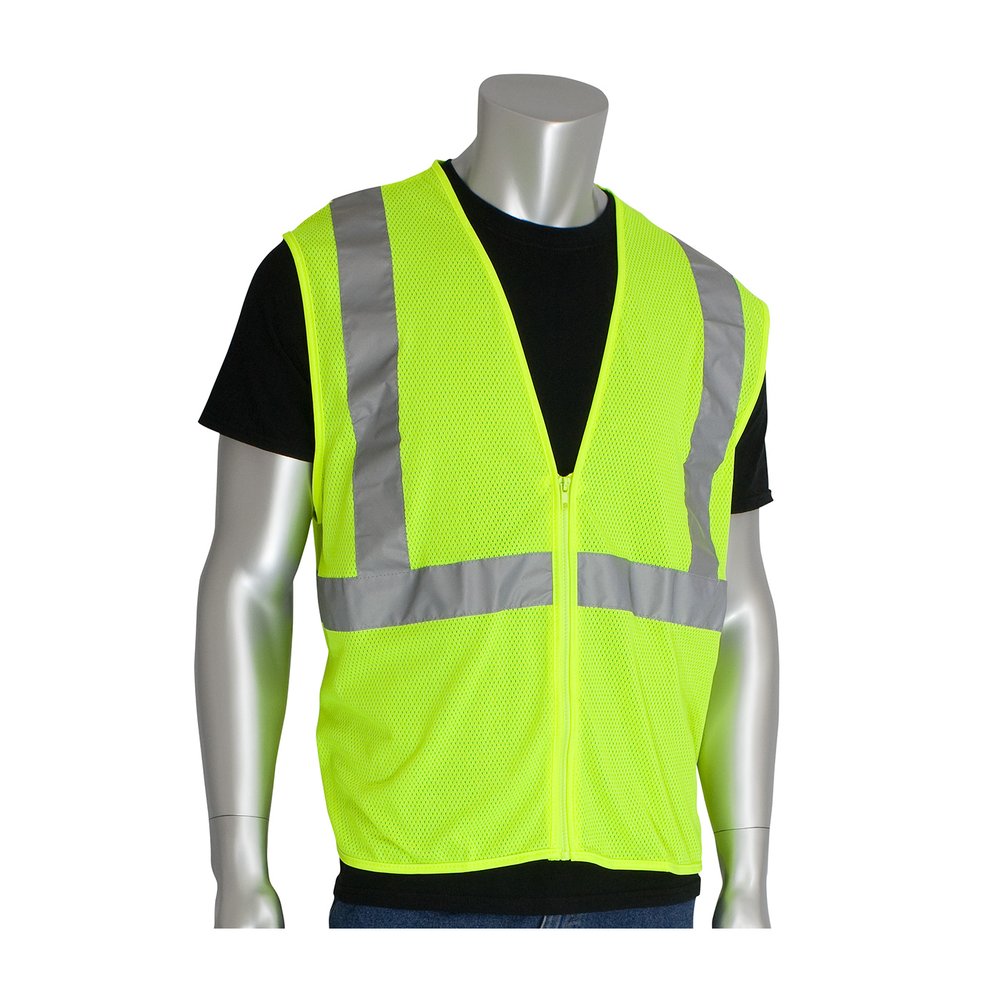 PIP ANSI Type R Class 2 Value Zipper Mesh Vest