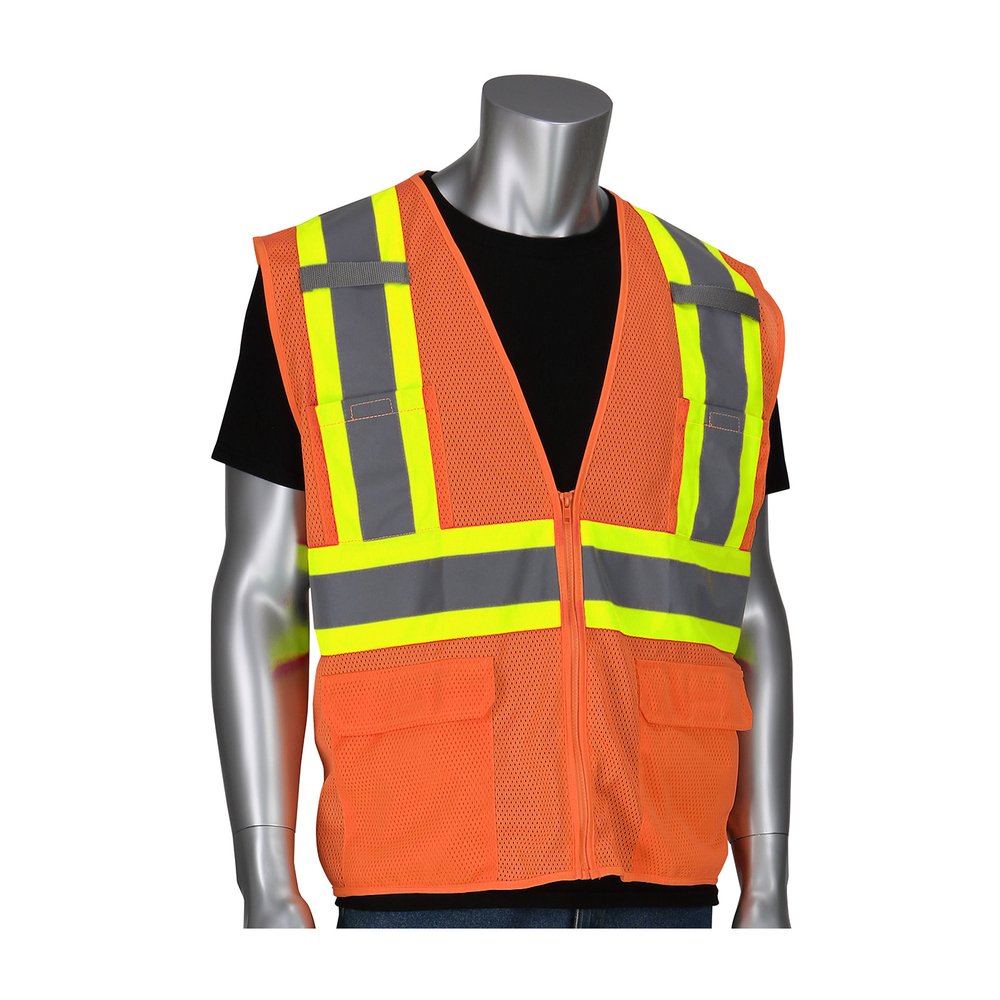 PIP Type R Class 2 Two-tonesix Pocket Mesh Vest