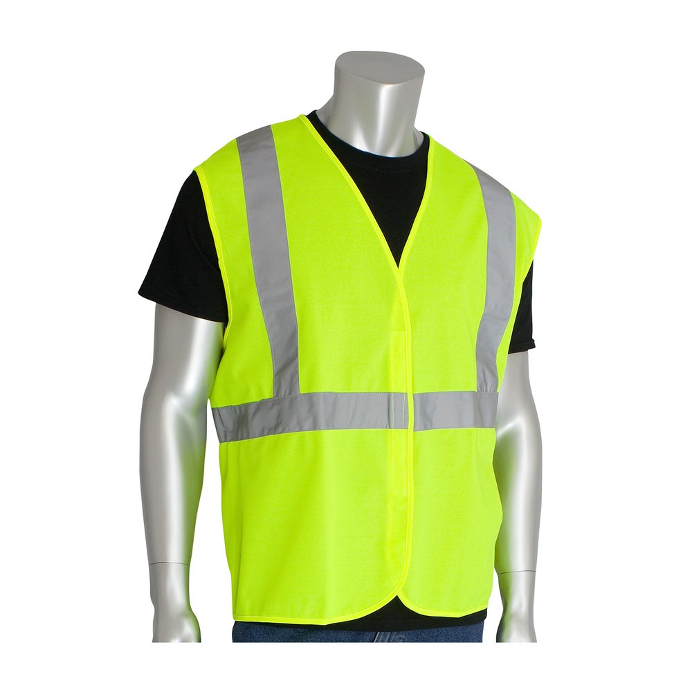 PIP ANSI Type R Class 2 Value Hook & Loop Solid Vest