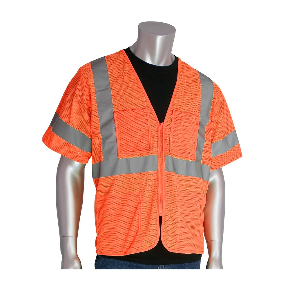 PIP Type R CL3 Value 4POCKETZIPPER Mesh Vest