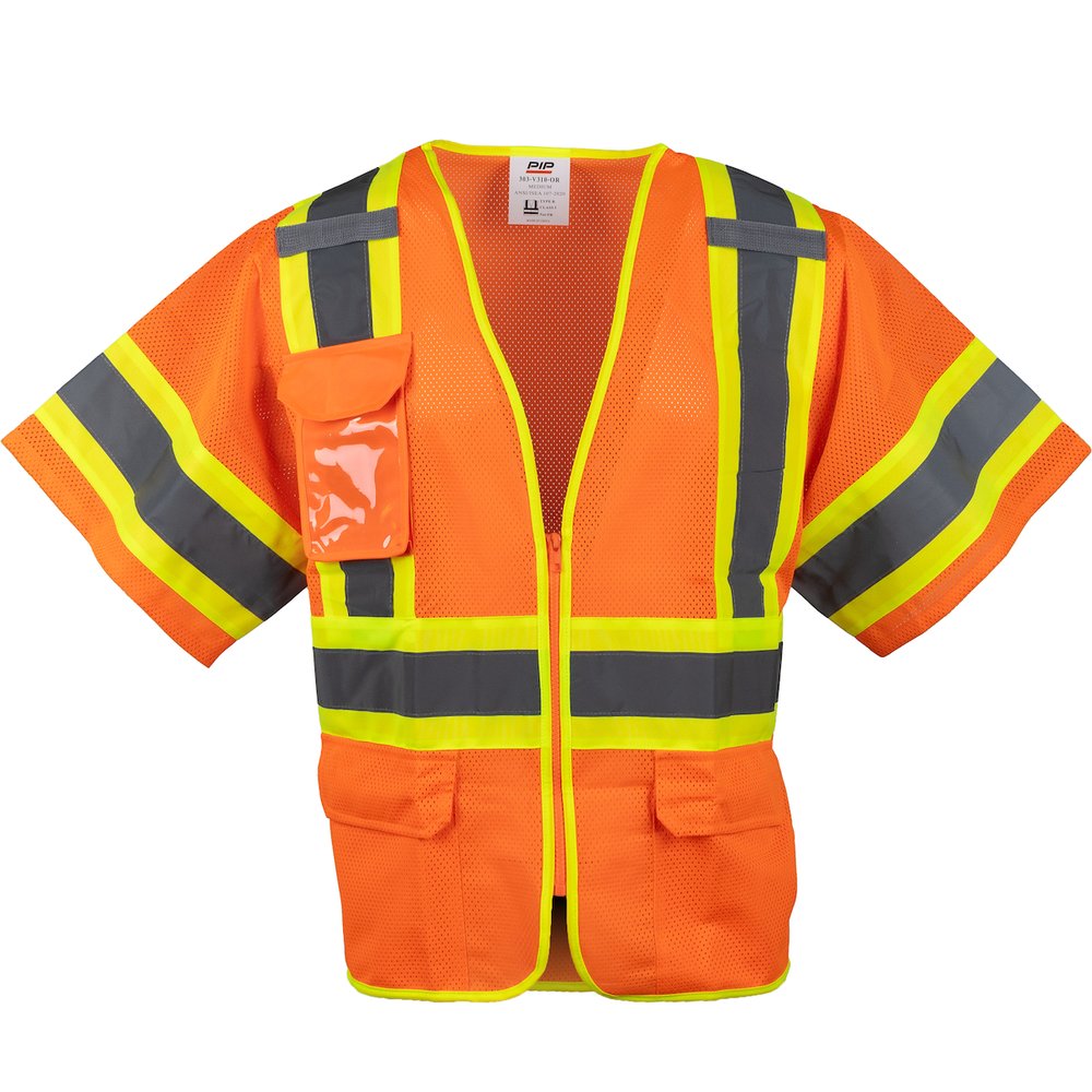 PIP ANSI Type R Class 3 Two-tone Mesh Vest