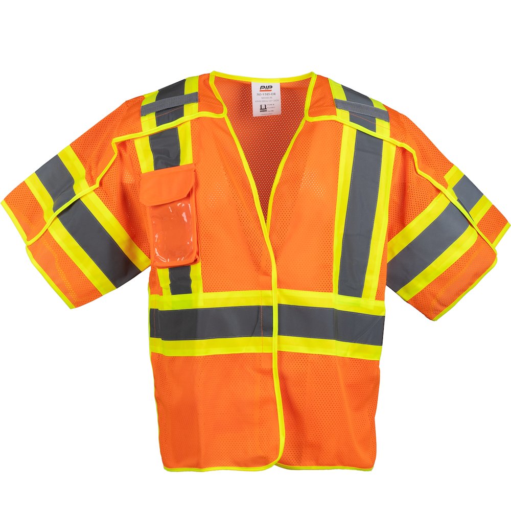 PIP ANSI Type R Class 3 Two-tone Breakaway Vest