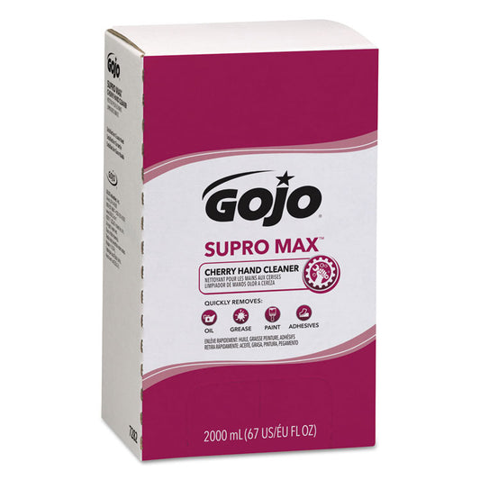 SUPRO MAX Heavy Duty Hand Cleaner, Refill for GOJO PRO TDX 2000 Dispenser, Cherry Fragrance, 2,000 mL (Each)