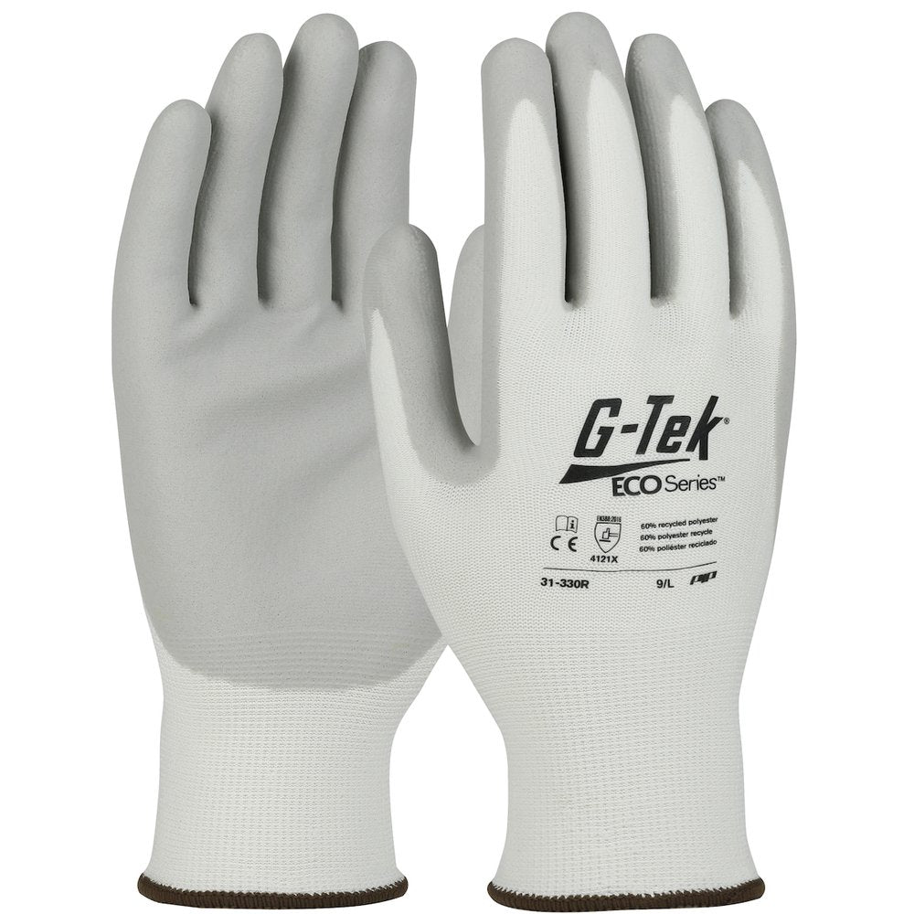 G-Tek by PIP Knit R.YARN/SPANDEX Glove W/NITRILE Foam P/F L, 12 Pairs/Pack