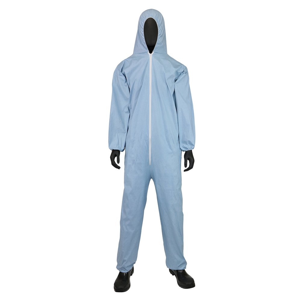 PIP Posi-wear FR - Blue Coverall Zipper Front And CO, 25/Case