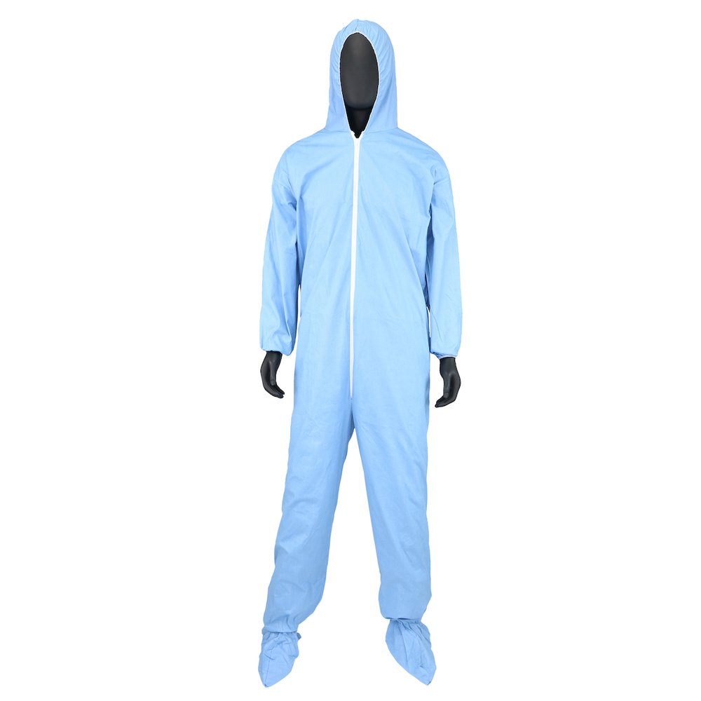 PIP Posi FR Coverall Hood- Boot- Elastic WRIST/ANKLE, 25/Case