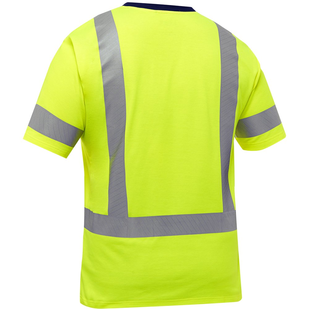 Bisley Workwear by PIP ANSI Type R Class 3 Short Sleeve T-shirt