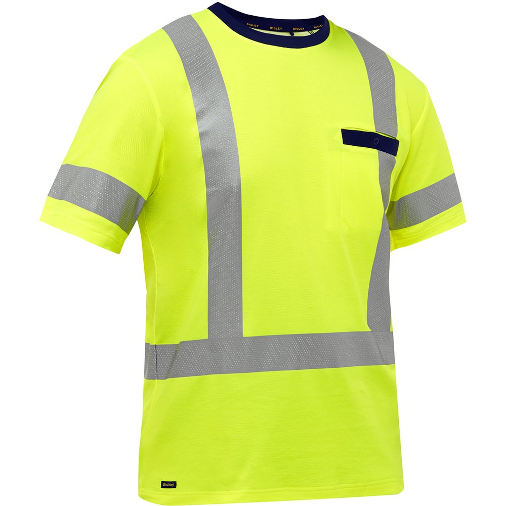 Bisley Workwear by PIP Type R CL3 And CSA Z96 CL2 X-back S.sleeve Shirt