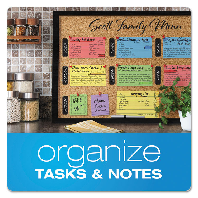Ruled Index Cards, 4 x 6, Blue/Violet/Canary/Green/Cherry, 100/Pack