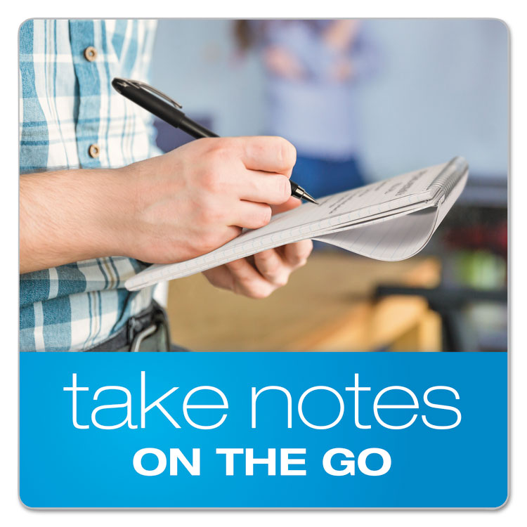 Earthwise by Ampad Recycled Reporter's Notepad, White Cover, Gregg Rule, (70) White 4 x 8 Sheets