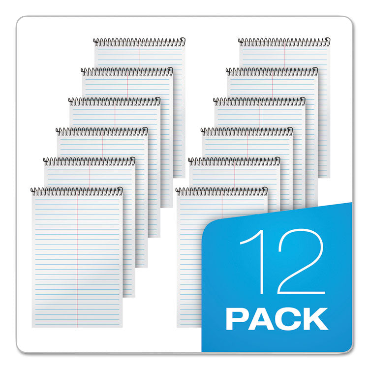 Second Nature Recycled Notepads, Brown Cover, Gregg Rule, (80) White 6 x 9 Sheets