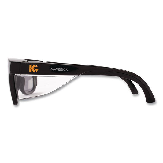 Maverick Safety Glasses, Black Full Frame, Smoke Dual Lens (Each)