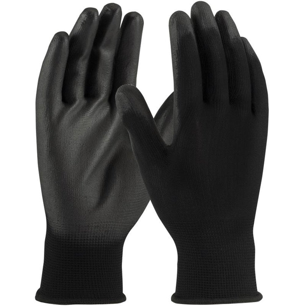 PIP Knit Polyester Glove W/POLYURETHANE P/F XS, 12 Pairs/Pack