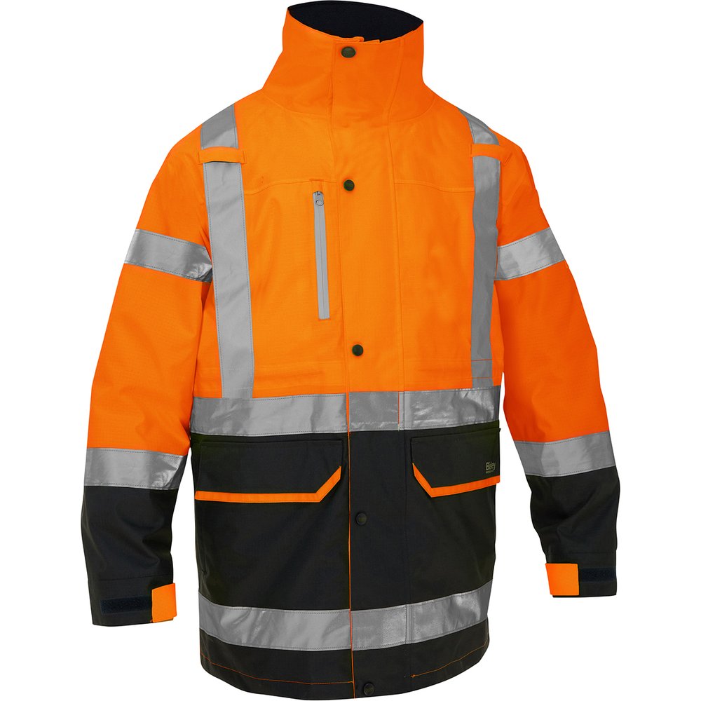 Bisley Workwear by PIP Type R Class 3 5-N-1 Jacket Zip-out Inner Jacket