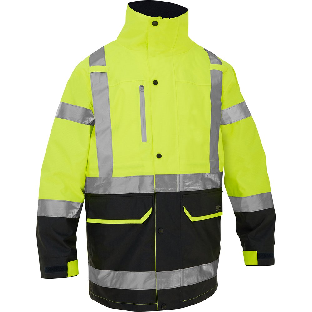 Bisley Workwear by PIP Type R Class 3 5-N-1 Jacket Zip-out Inner Jacket