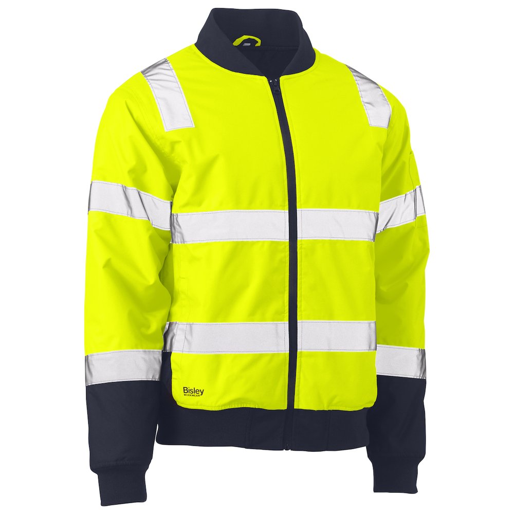 Bisley Workwear by PIP Type R CL3 Bomber JACKETW/PADDED Lining YEL 2X