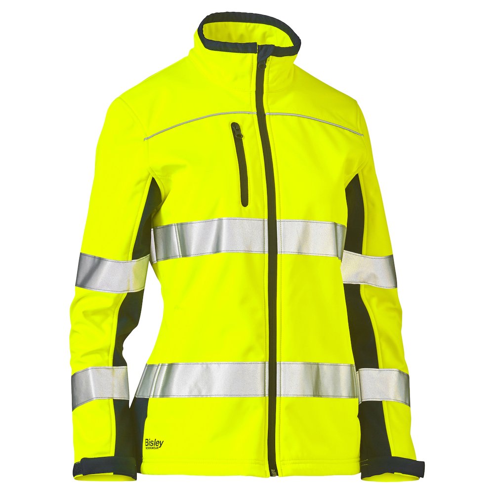 Bisley Workwear by PIP Type R CL2 Women's Softshell Jacket YEL L