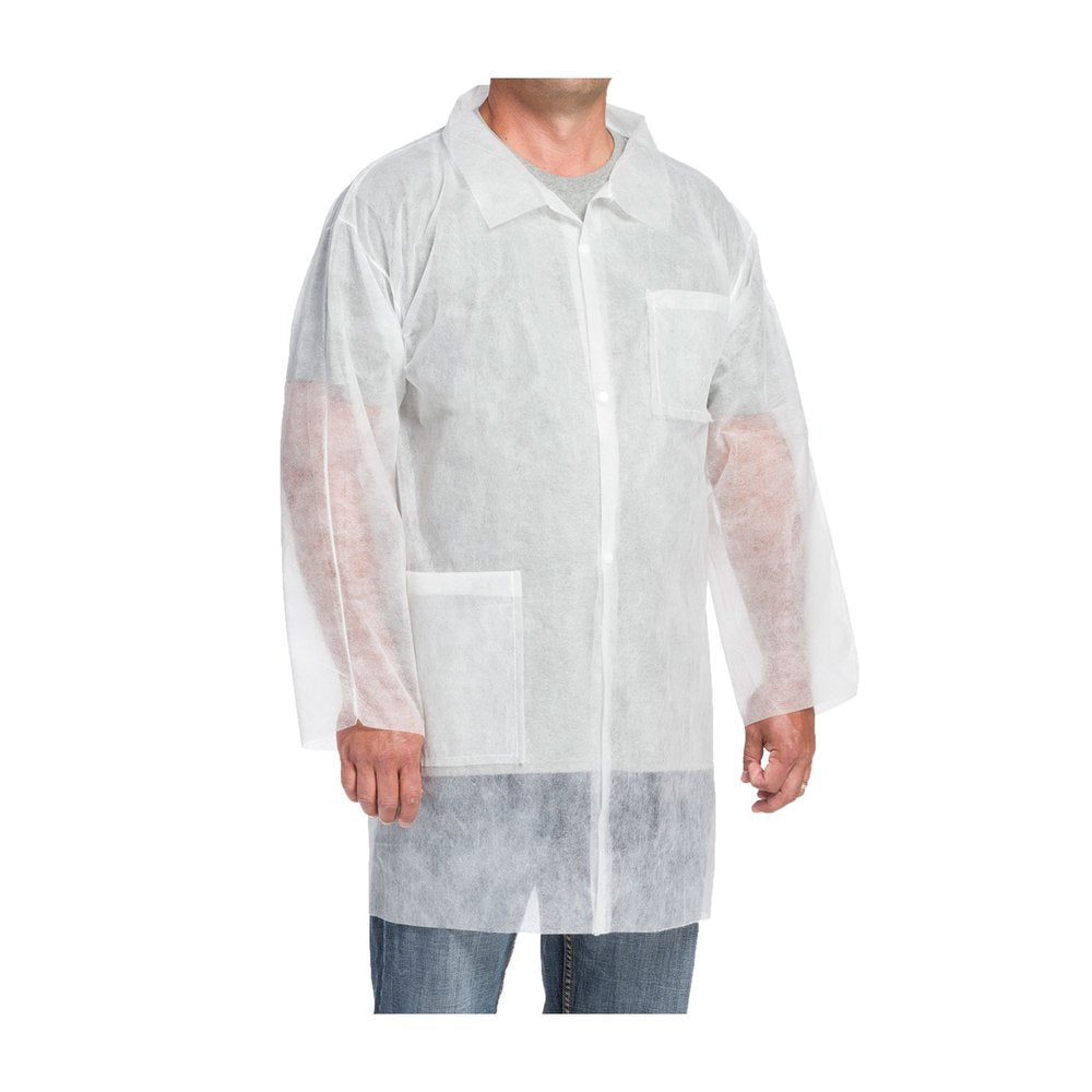PIP SBP LAB Coat Chest Andhip Pocket-standard Weig, 30/Case