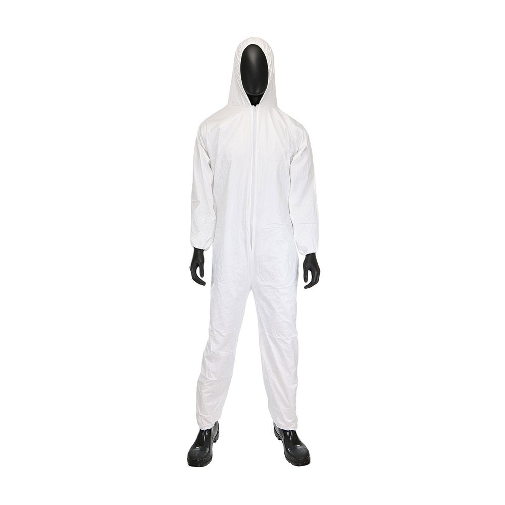 PIP Microporous Coverall ZIP FRT W/ELASTIC WRIST/AN, 25/Case