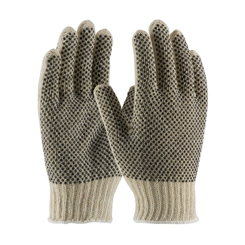 PIP Knit COTT./ Poly. GLOVEW/DENSE DOT Grip - 7G S, 12 Pairs/Pack