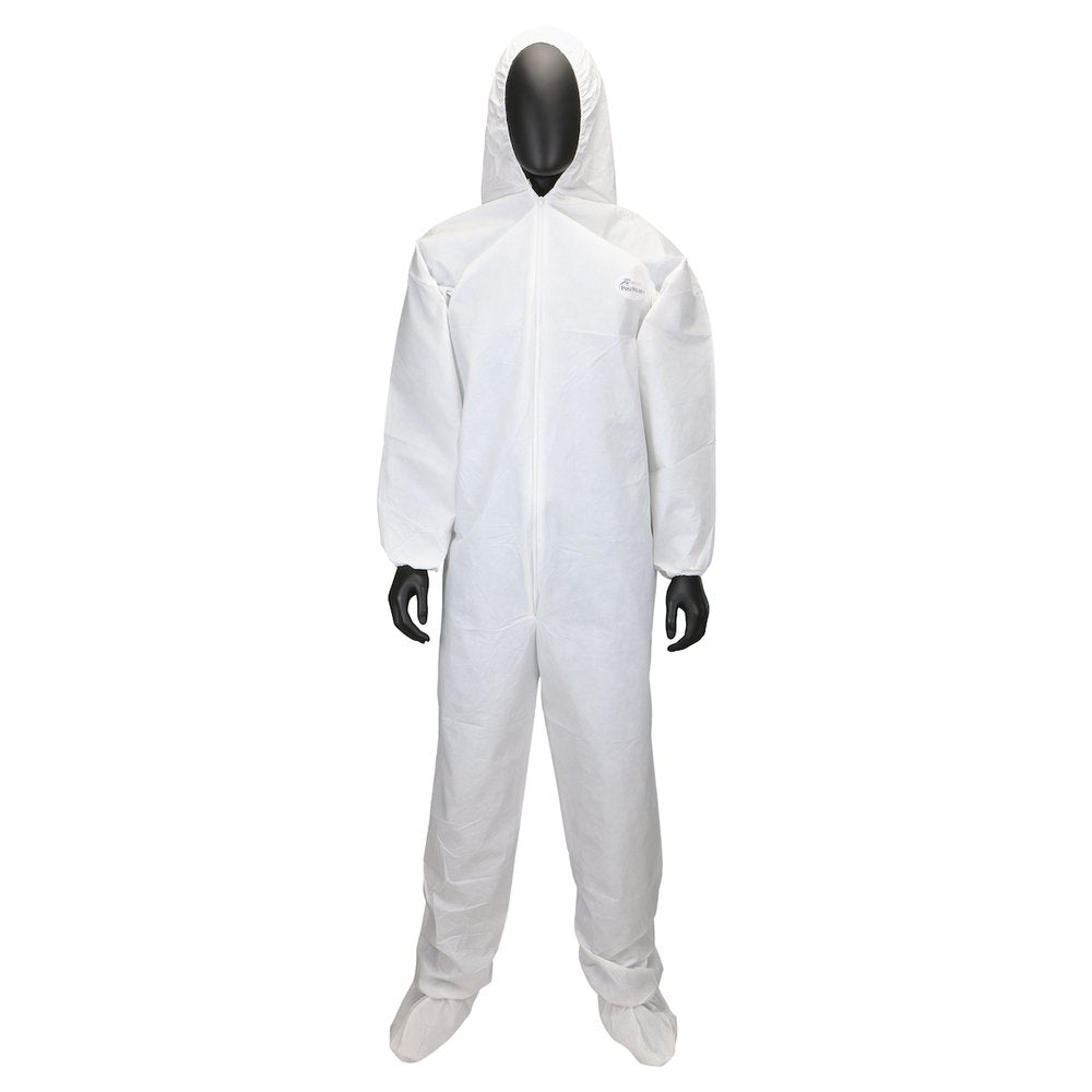 PIP Posiwear UB Coverall Elas WRIST/ANKLE/HOOD/BOOT, 25/Case