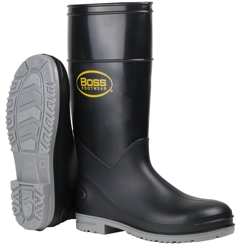 BOSS by PIP 16" BLK Polyblend Steeltoe And Shank Boot SZ 14 (Pair)