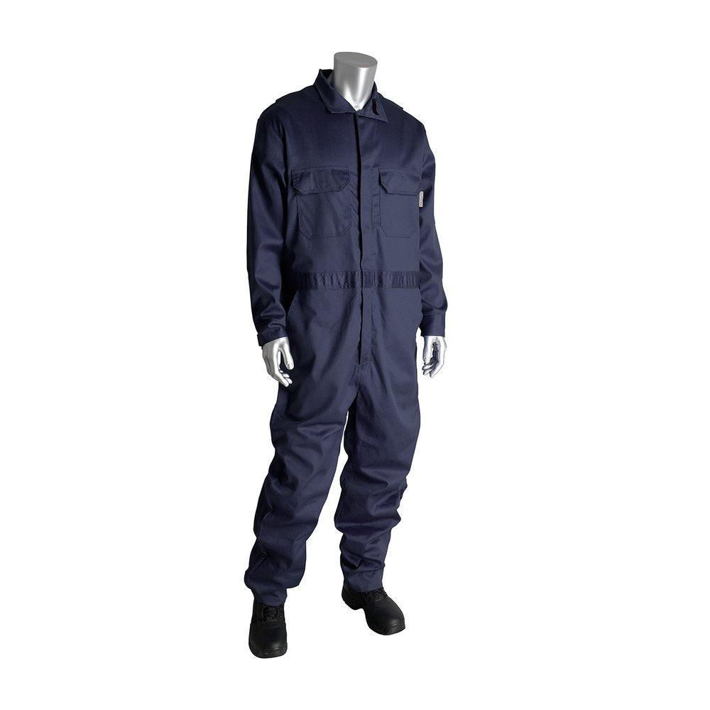 PIP AR/FR Coverall W/ZIP CLOSURE-9.2 CAL/CM2 NVY L