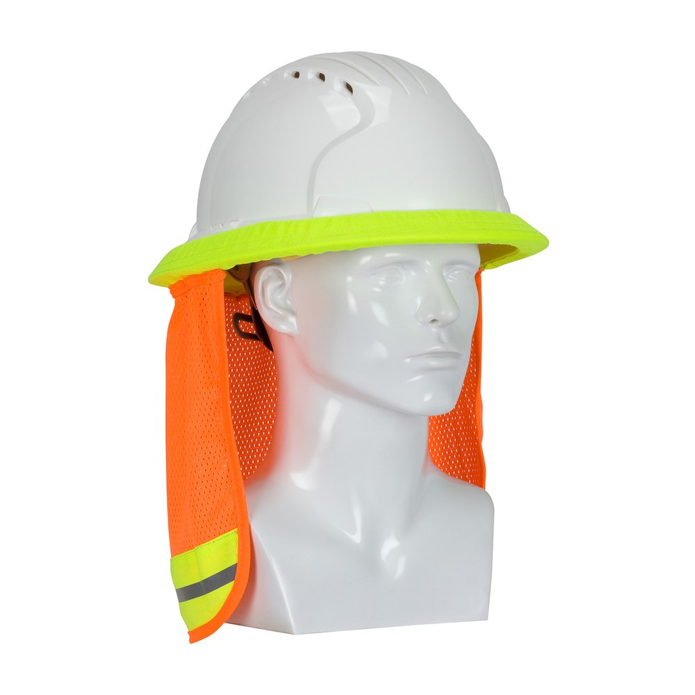 PIP FR Treated HI-VIS Hard Hat Neck Shade ORG