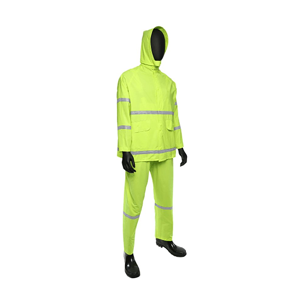 PIP Fluor GR-35ML PVC POLY3PCS Rainsuit Class 1