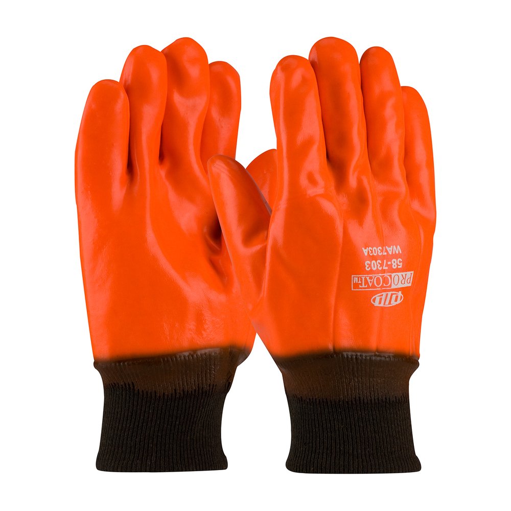 PIP Prem PVC Glove W/INTERLOCK/JERSEY Liner Wproof, 12 Pairs/Pack