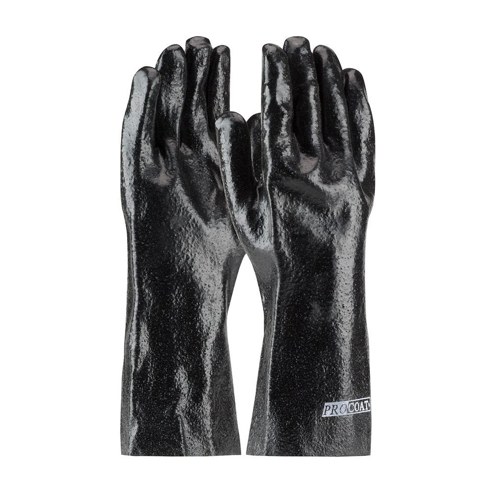 PIP 58-8040R Procoat PVC Glvintrlk SRF 14IN Black, 12 Pairs/Dozen