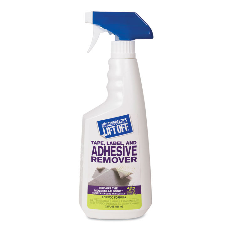 Tape, Label and Adhesive Remover, 22 oz Trigger Spray Bottle, 6/Carton