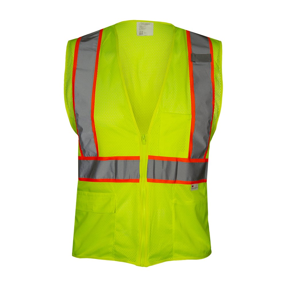 Reflective Apparel by PIP ANSI Type R CL2 2-TONE Value Mesh Vest