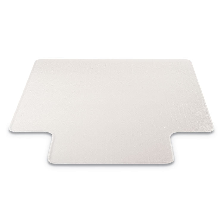 RollaMat Frequent Use Chair Mat for Medium Pile Carpet, Rectangular with Lip, Beveled Edges, 36" x 48", Clear, Ships Flat