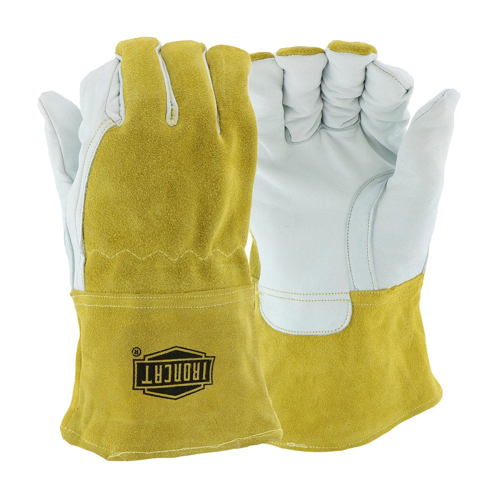 PIP Prem Goat Leather MIG Glove Split Cow&fleece 2X, 12 Pairs/Dozen