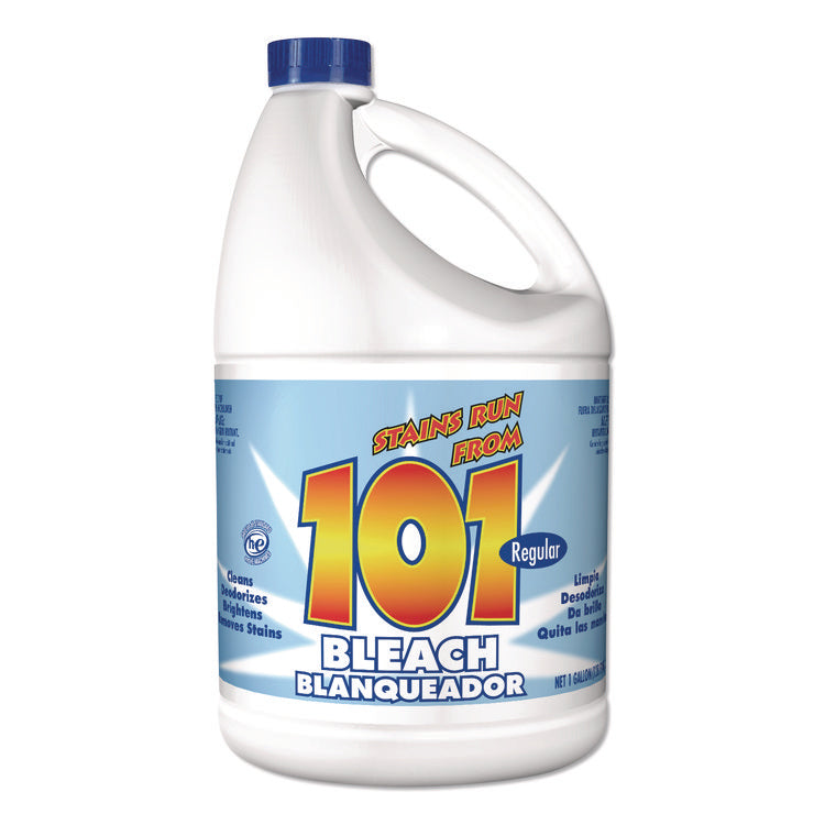 Regular Cleaning Low Strength Bleach, Regular Scent, 1 gal Bottle, 6/Carton