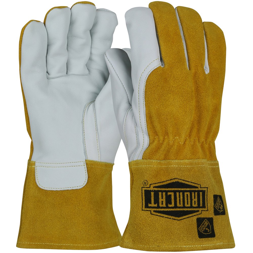 PIP AR Prem Goat Leather Migglove Split Cowhide PA, 12 Pairs/Dozen