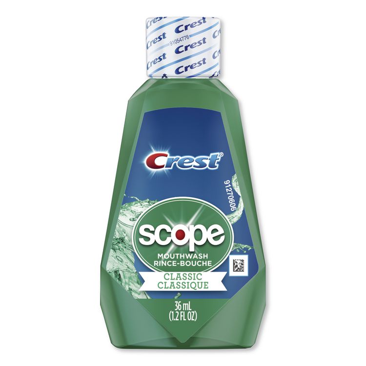 Plus Scope Rinse, Classic Mint Flavor, 36 mL Bottle, 180/Carton