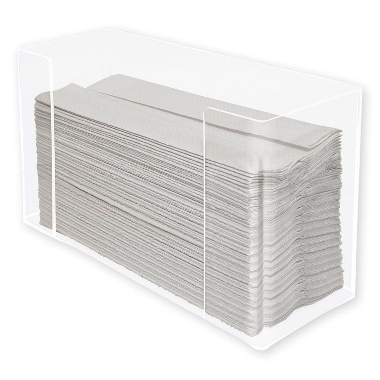 Multifold Paper Towel Dispenser, 11.5 x 4.2 x 6.75, Clear