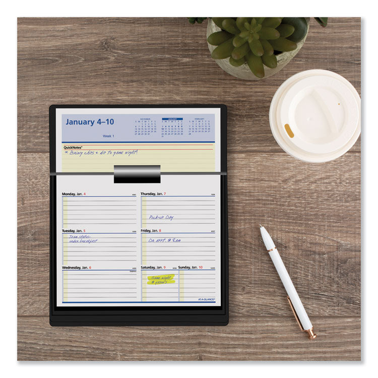 Flip-A-Week Desk Calendar Refill with QuickNotes, 7 x 6, White Sheets, 12-Month (Jan to Dec): 2026