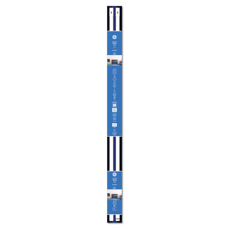48" 18" T8/T12, LED15ET8/GU8652PK, 15 W, Daylight, 6/Carton