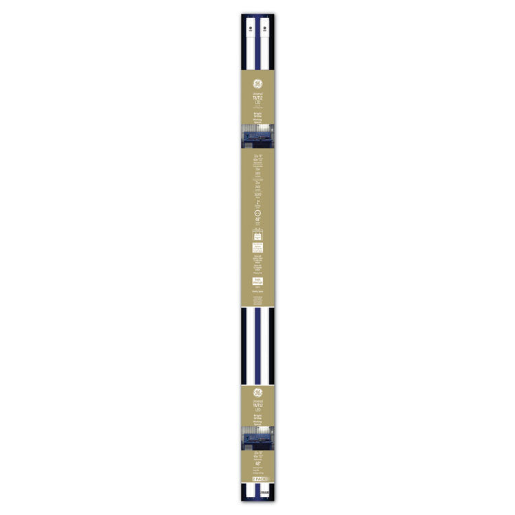 48" 18" T8/T12, LED15ET8/GU8352PK, 15 W, Bright White, 6/Carton