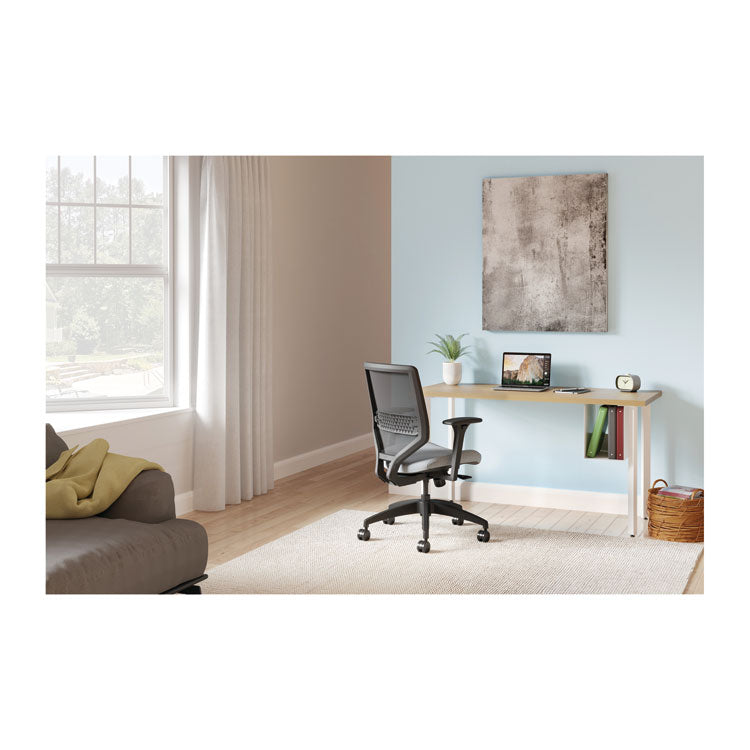 Coze Writing Desk Worksurface, Rectangular, 54" x 24", Natural Recon