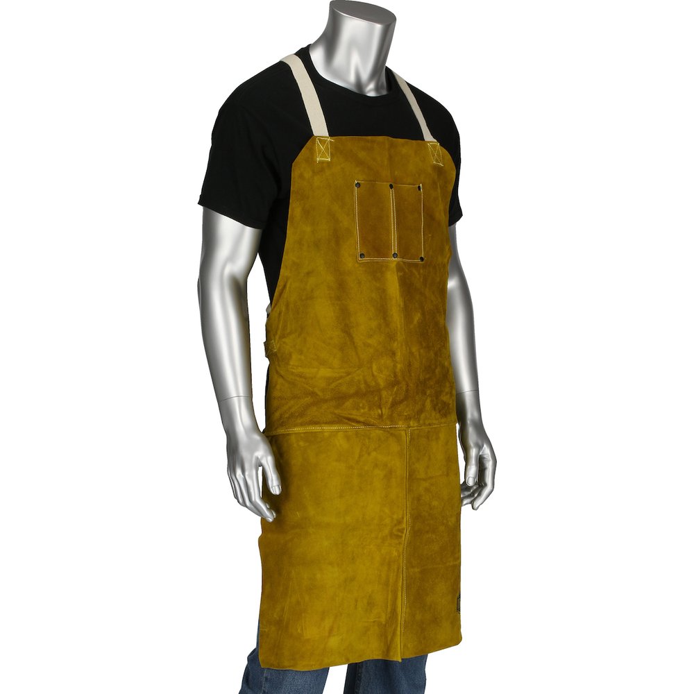 PIP Leather Apron Anodizedsnaps And Rivets Kevlar