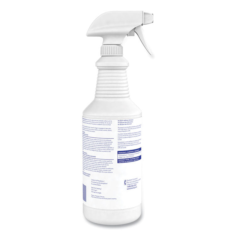 Glance Glass and Multi-Surface Cleaner, 12 Capped 32 oz Bottles and One Trigger Sprayer, 12/Carton