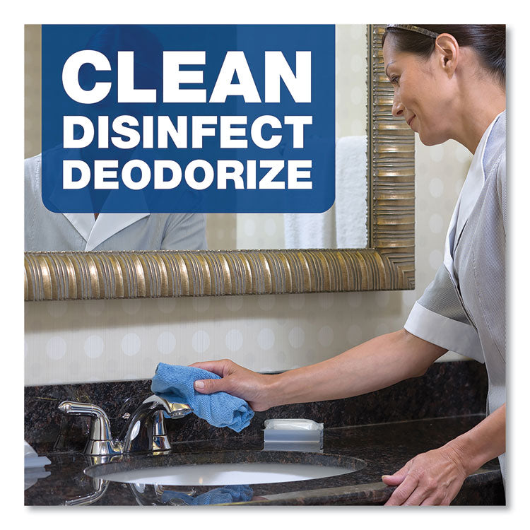 Disinfecting-Sanitizing Bathroom Cleaner, Citrus Scent, 32 oz Bottles, 8 Bottles and 2 Trigger Sprayers/Carton