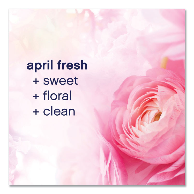 Coin Vend Liquid Fabric Softener, Single-Use Packet, April Fresh Scent, 156/Carton